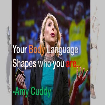 Every body posture matter