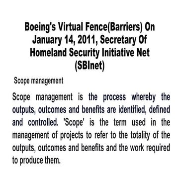 Boeing's Virtual Fence(Barriers) Nagarajan.pptx