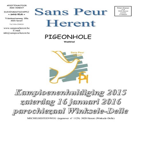 Programmaboekje jeugdclub Vlaams Brabant 2018 | PDF
