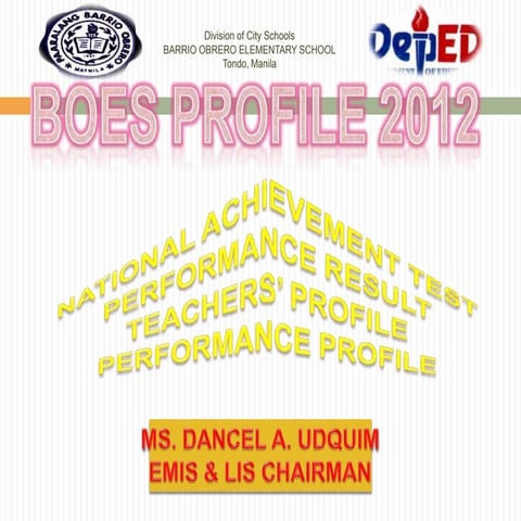 Boes key performance indicators for profiling