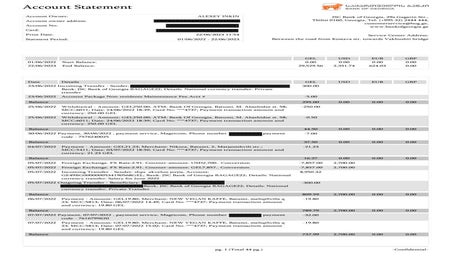 Bank of Georgia Statement