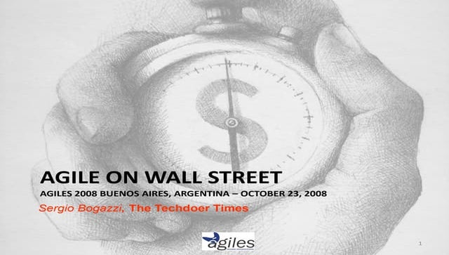 Agile on Wall Street
