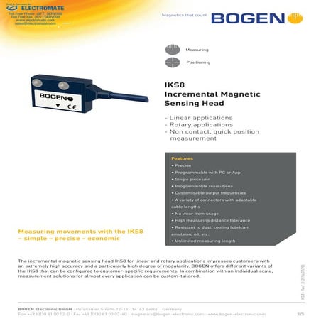 Bogen Technical IKS8