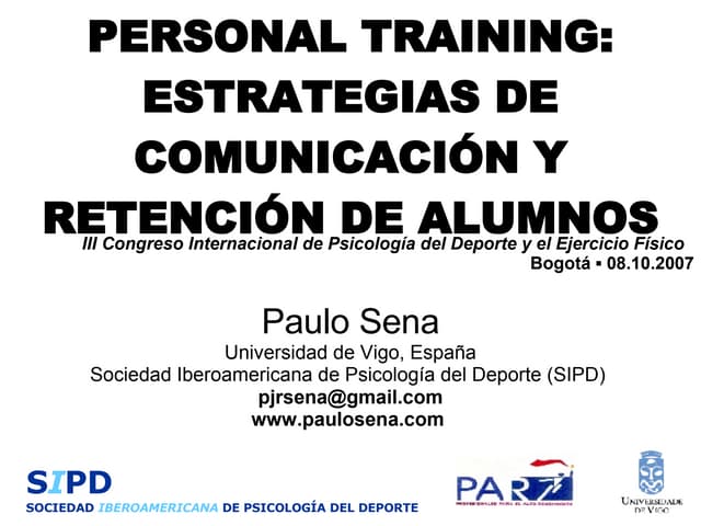Personal training: estratégias de comunicación y retención de alumnos