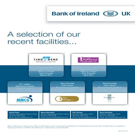 Bank of Ireland Tombstone 2011