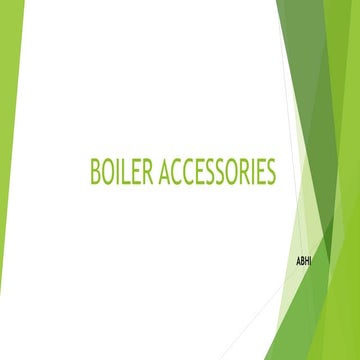 Boiler accessories