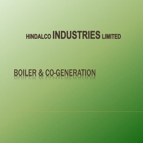 Boiler & co generation presentation finished not yet