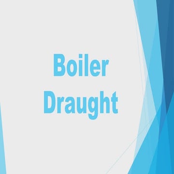 Boiler draught