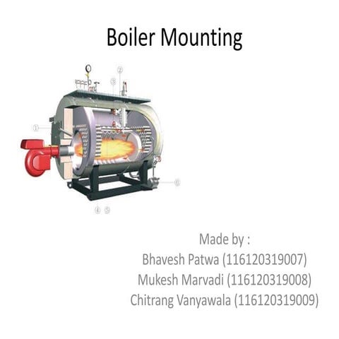 Boiler mounting