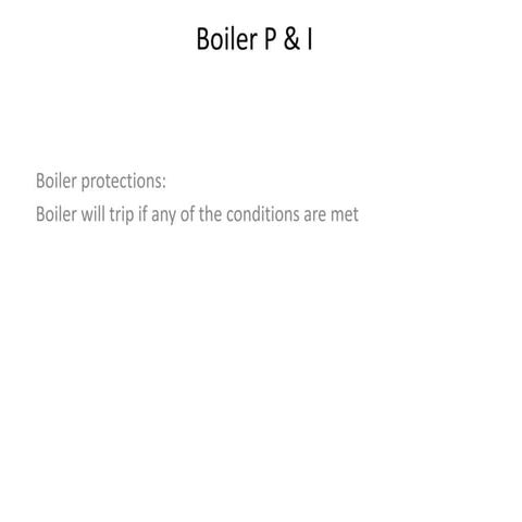 Boiler p&i