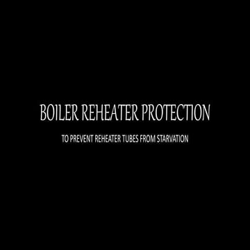 Boiler Reheater  protection
