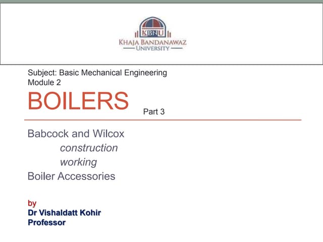 Boilers Part 3 Ppt Boilers Part 3 Ppt