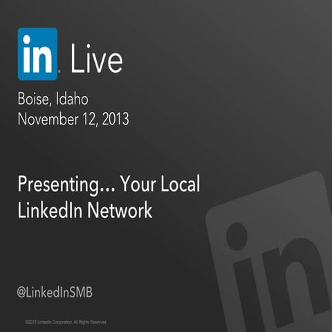 Your Local LinkedIn Network: Boise