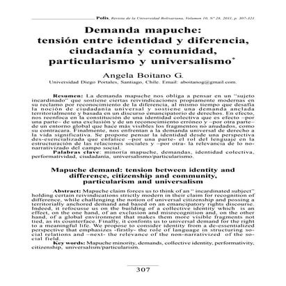 Boita   demanda mapuche