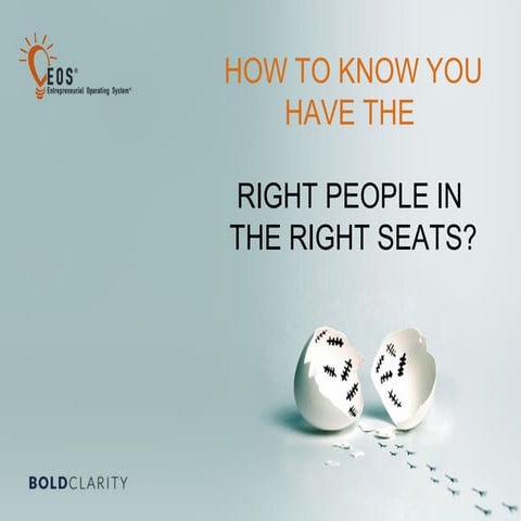 Right people in the right seats (Julia Langkraehr)