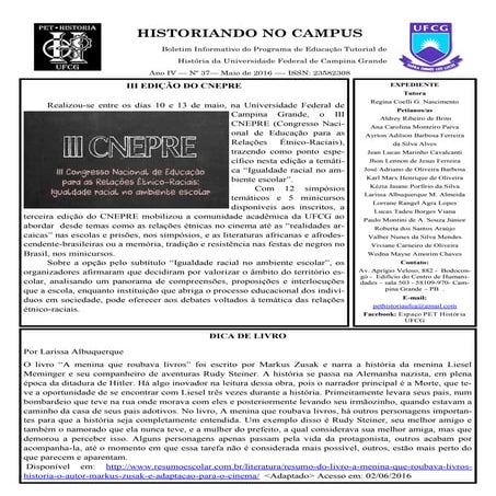 BOLETIM DE MAIO 2016