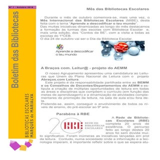 Boletim de  outubro de 2016