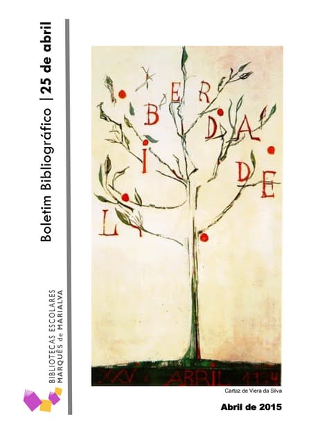 Boletim 25 de abril 2015