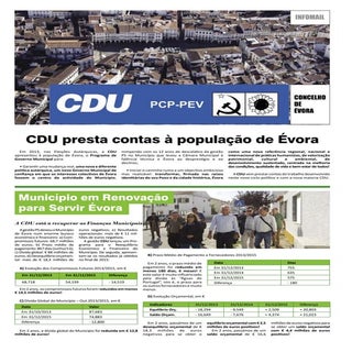 Boletim CDU Évora