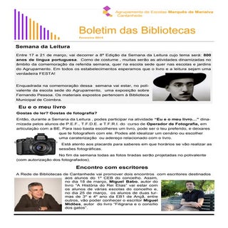 Boletim de fevereiro