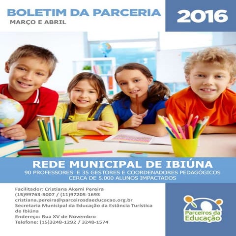 Boletim Informativo- Parceiros da Educação