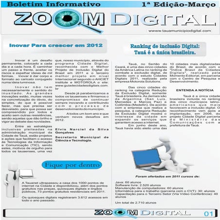 Boletim zoom digital