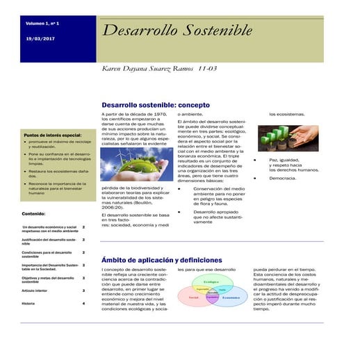 desarrollo sostenible