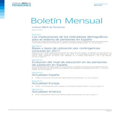 Boletin Foro de Expertos Marzo 2017