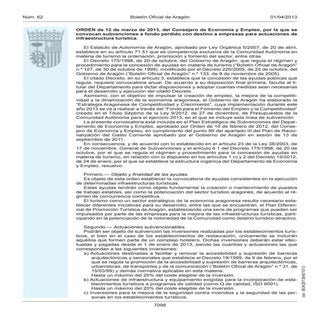 BOLETÍN OFICIAL DE ARAGÓN. SUBVENCI...