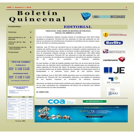 Boletin 01 2015