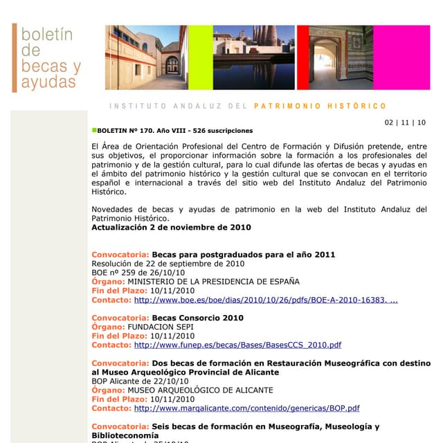Boletin 170 novedades_becas_ayudas