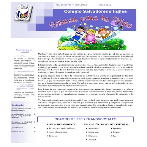 Boletin 4to bimestre 2012 2013