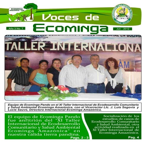 Boletin 7 Voces de Ecominga