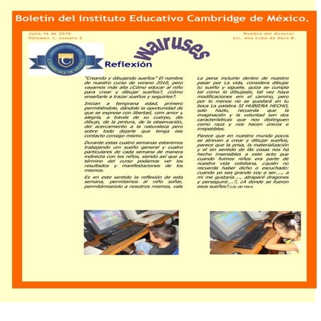 Boletin 9 julio 2010