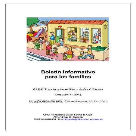 Boletín de familias 2017 2018