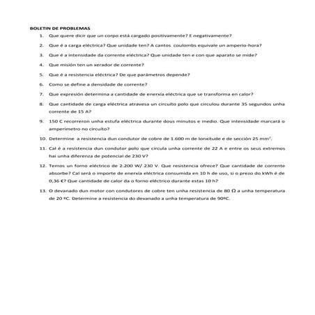 Boletin de problemas electricidade 1