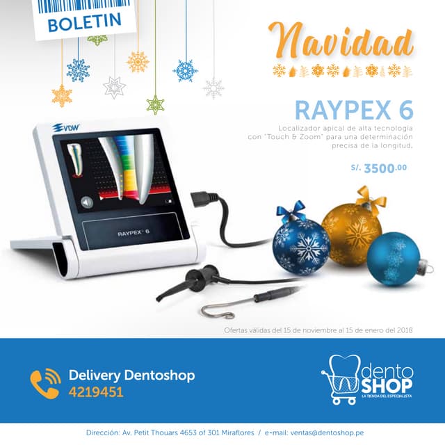 Boletin de ofertas dentoshop 2018