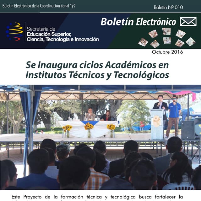 Boletin electrónico mes de octubre