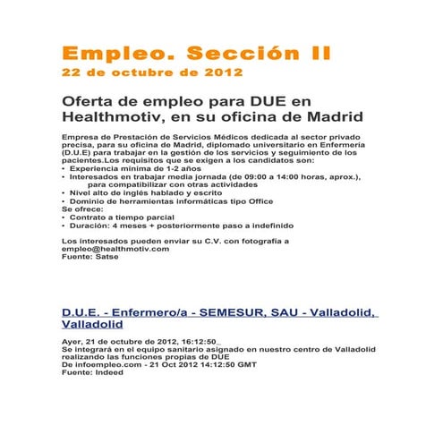 Boletin empleo enfinet Nº 241/2