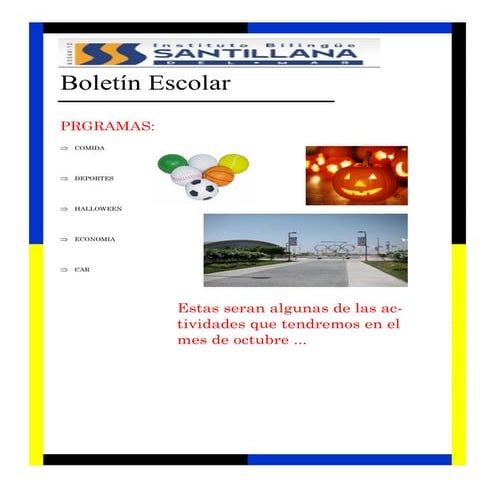 Boletin escolar