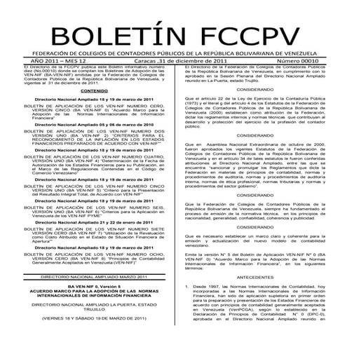 Boletin n° 1 fccpv | PDF