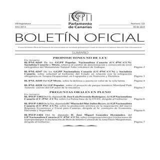 Boletin parlamento pnl terapeutas