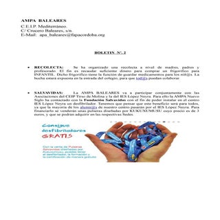 Boletin numero 2