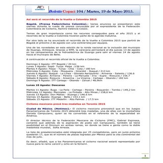 Boletín copaci 104. martes, 19 de m...