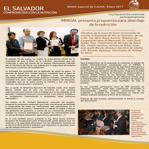 Boletín de presentación de propuesta