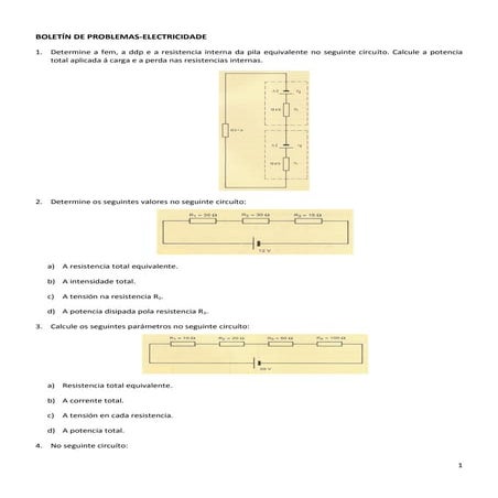 Boletín de problemas electricidade 3