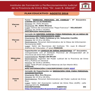 Boletín I.A..   Agosto 2016