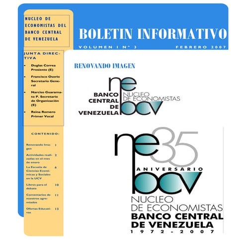 NEBCV Boletín informativo nº 3
