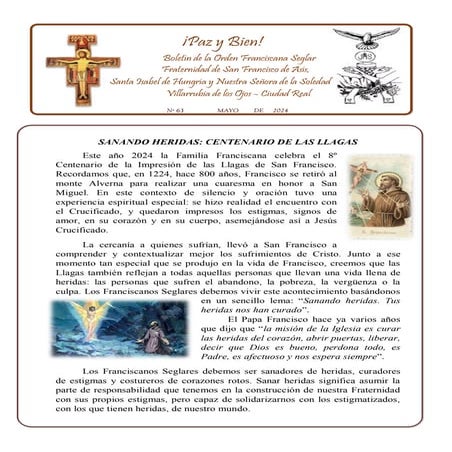 Boletín Paz y Bien. Fraternidad de Villarrubia de los Ojos. Año 2024.pdf