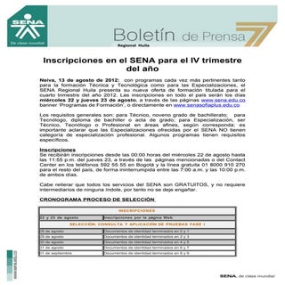 Boletín oferta educativa sena agost...